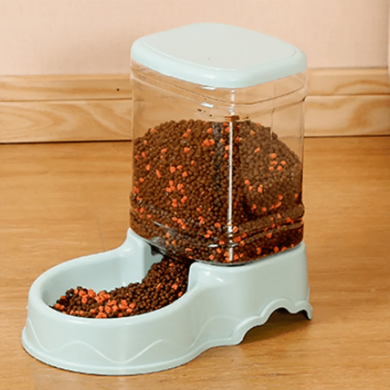 Automatic pet feeder Cat Drinking bowl Cat bowl Large capacity Dog bowl 3.8L combination food storage bucket Pet supplies - AnimalEssentials