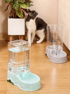 Automatic pet feeder Cat Drinking bowl Cat bowl Large capacity Dog bowl 3.8L combination food storage bucket Pet supplies - AnimalEssentials