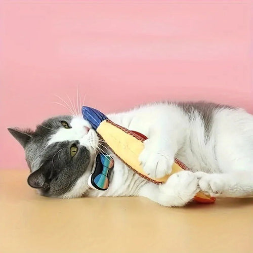 Cat Toy 3D Simulation Fish Catnip Toys Interactive Plush Kitten Cat Toy Pet Chew Bite Toys For Cats Pillowfish Pet Supplies - AnimalEssentials