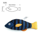 Cat Toy 3D Simulation Fish Catnip Toys Interactive Plush Kitten Cat Toy Pet Chew Bite Toys For Cats Pillowfish Pet Supplies - AnimalEssentials