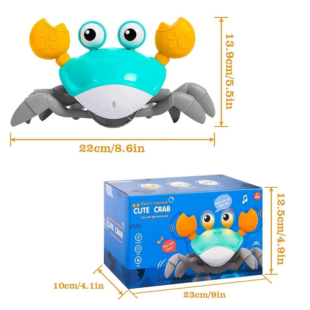 Dancing Crab Run Away Toy for Babies Crawling Interactive Escape Crabs Fujão Toys Baby Birthday Gift VIP Dropshipping with Box - AnimalEssentials