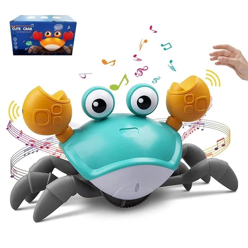Dancing Crab Run Away Toy for Babies Crawling Interactive Escape Crabs Fujão Toys Baby Birthday Gift VIP Dropshipping with Box - AnimalEssentials