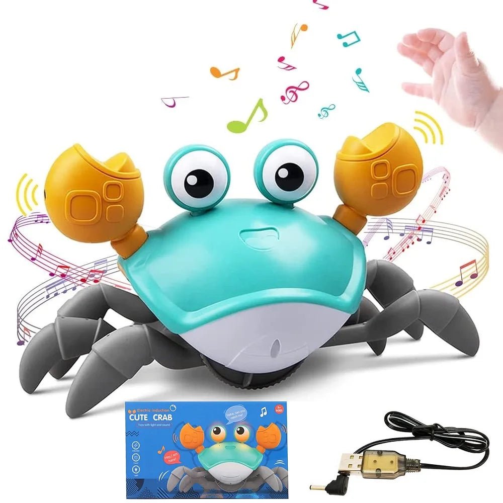 Dancing Crab Run Away Toy for Babies Crawling Interactive Escape Crabs Fujão Toys Baby Birthday Gift VIP Dropshipping with Box - AnimalEssentials