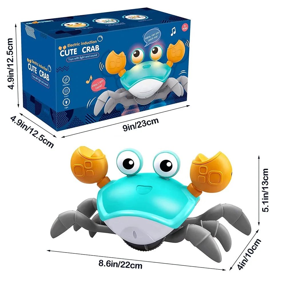 Dancing Crab Run Away Toy for Babies Crawling Interactive Escape Crabs Fujão Toys Baby Birthday Gift VIP Dropshipping with Box - AnimalEssentials