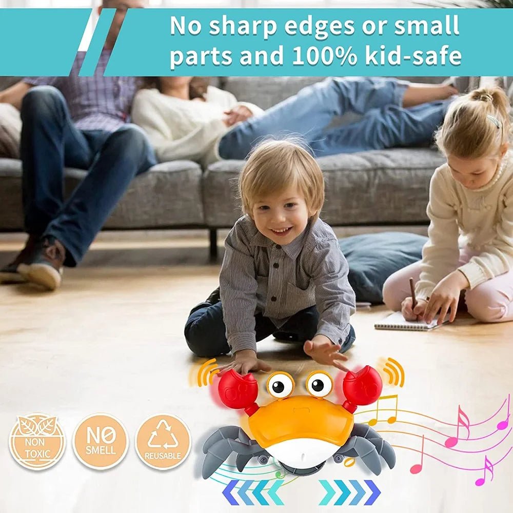 Dancing Crab Run Away Toy for Babies Crawling Interactive Escape Crabs Fujão Toys Baby Birthday Gift VIP Dropshipping with Box - AnimalEssentials