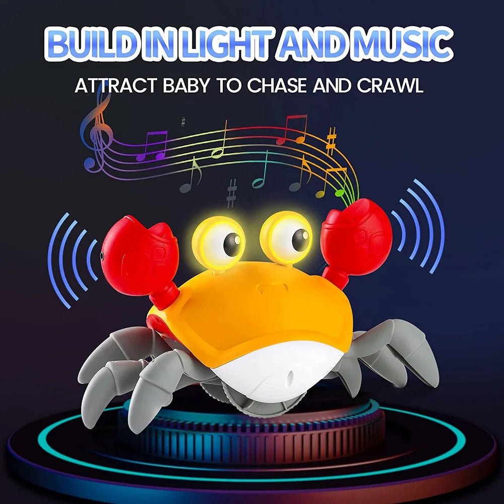 Dancing Crab Run Away Toy for Babies Crawling Interactive Escape Crabs Fujão Toys Baby Birthday Gift VIP Dropshipping with Box - AnimalEssentials