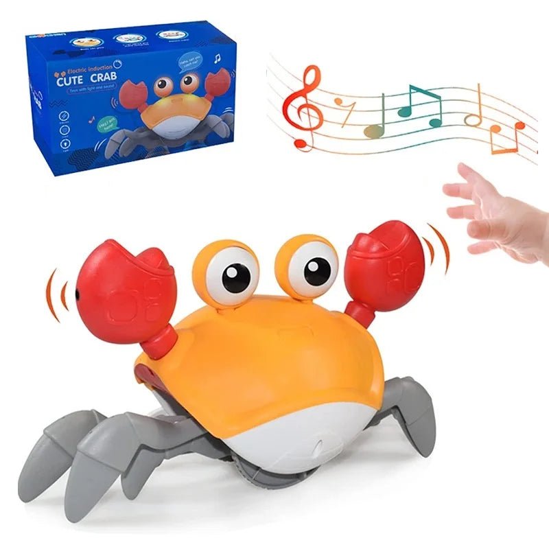 Dancing Crab Run Away Toy for Babies Crawling Interactive Escape Crabs Fujão Toys Baby Birthday Gift VIP Dropshipping with Box - AnimalEssentials