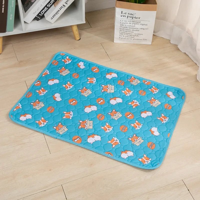 Dog Urine Pads Washable Reusable Anti Slip Pet Pee Pad Puppy Training Pad Pet Bed Urine Mat for Car Seat Cover Pet Supplies - AnimalEssentials