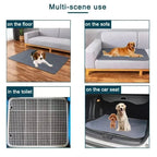 Dog Urine Pads Washable Reusable Anti Slip Pet Pee Pad Puppy Training Pad Pet Bed Urine Mat for Car Seat Cover Pet Supplies - AnimalEssentials