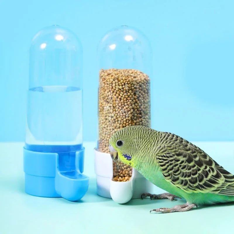 Hanging Pet Feeder Squirrel Parrot Water Dispenser Pet Bird Food Box Cage Accessories Birds Supplies - AnimalEssentials