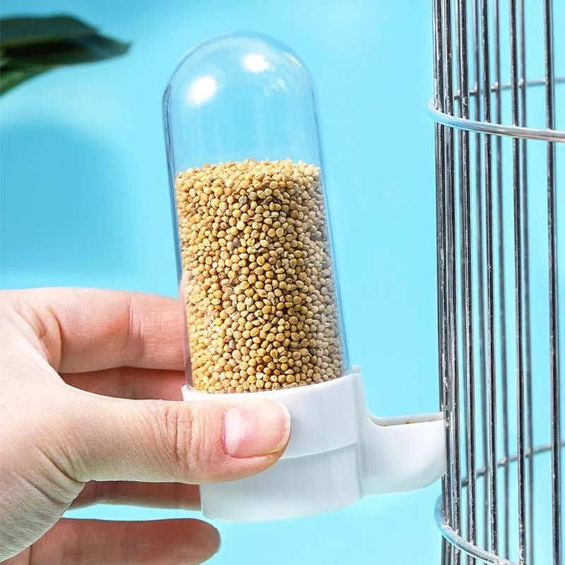 Hanging Pet Feeder Squirrel Parrot Water Dispenser Pet Bird Food Box Cage Accessories Birds Supplies - AnimalEssentials