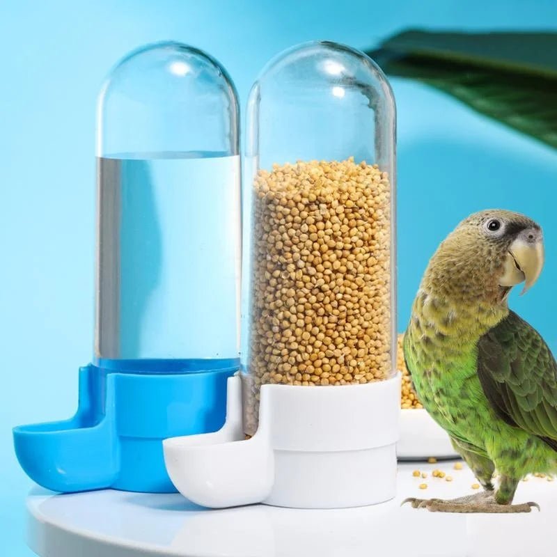 Hanging Pet Feeder Squirrel Parrot Water Dispenser Pet Bird Food Box Cage Accessories Birds Supplies - AnimalEssentials