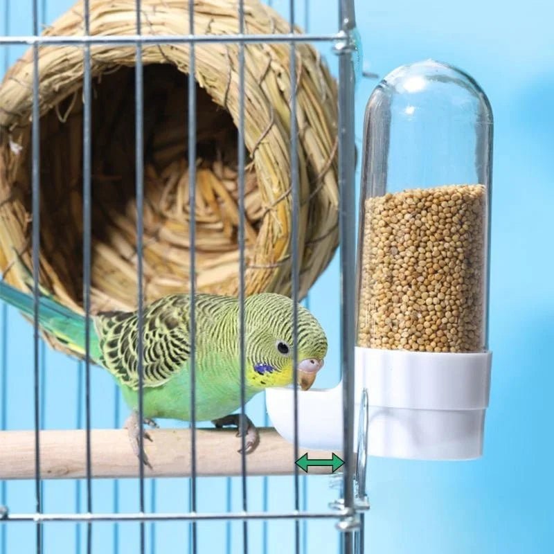 Hanging Pet Feeder Squirrel Parrot Water Dispenser Pet Bird Food Box Cage Accessories Birds Supplies - AnimalEssentials