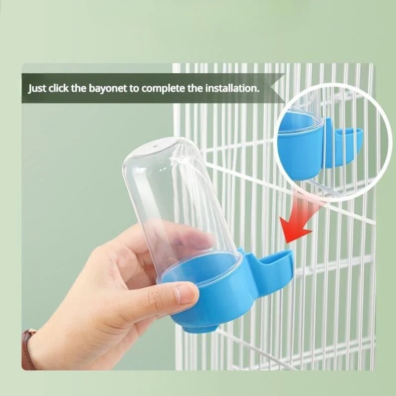 Hanging Pet Feeder Squirrel Parrot Water Dispenser Pet Bird Food Box Cage Accessories Birds Supplies - AnimalEssentials