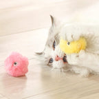 Interactive Ball Smart Cat Toys Plush Electric Catnip Training Toy Kitten Touch Sounding Pet Product Squeak Toy Ball - AnimalEssentials