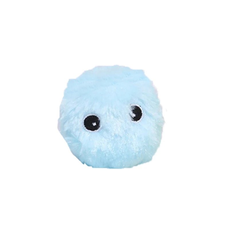 Interactive Ball Smart Cat Toys Plush Electric Catnip Training Toy Kitten Touch Sounding Pet Product Squeak Toy Ball - AnimalEssentials