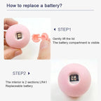 Interactive Ball Smart Cat Toys Plush Electric Catnip Training Toy Kitten Touch Sounding Pet Product Squeak Toy Ball - AnimalEssentials