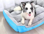 Large Pet Cat and Dog Bed Warm Comfortable Dog House Soft PP Cotton Nest Dog Basket Mat Universal Waterproof Cat Bed - AnimalEssentials