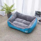 Large Pet Cat and Dog Bed Warm Comfortable Dog House Soft PP Cotton Nest Dog Basket Mat Universal Waterproof Cat Bed - AnimalEssentials