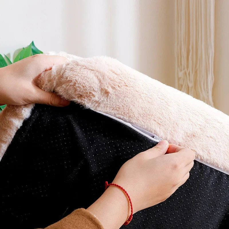 Luxury Cat Bed Sofa Winter Warm Cat Nest Pet Bed for Small Medium Dogs Cats Comfortable Plush Puppy Bed Pet Supplies - AnimalEssentials