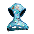 Moomins Blue Holiday Dogs Padded Harness by Soho Poms - AnimalEssentials