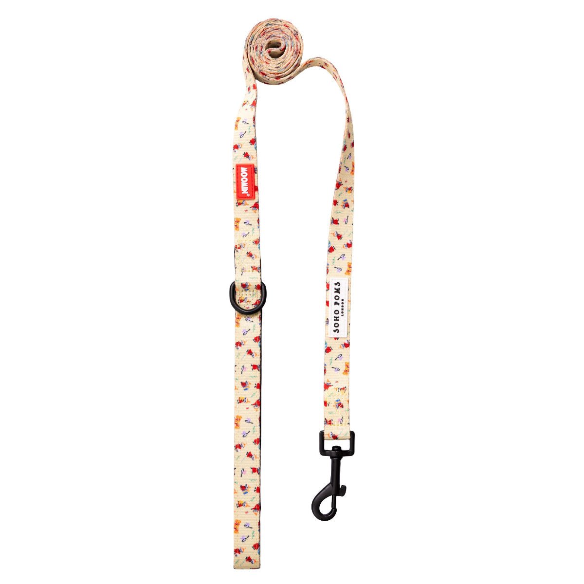 Moomins Yellow Sunrise Dog Lead by Soho Poms - AnimalEssentials