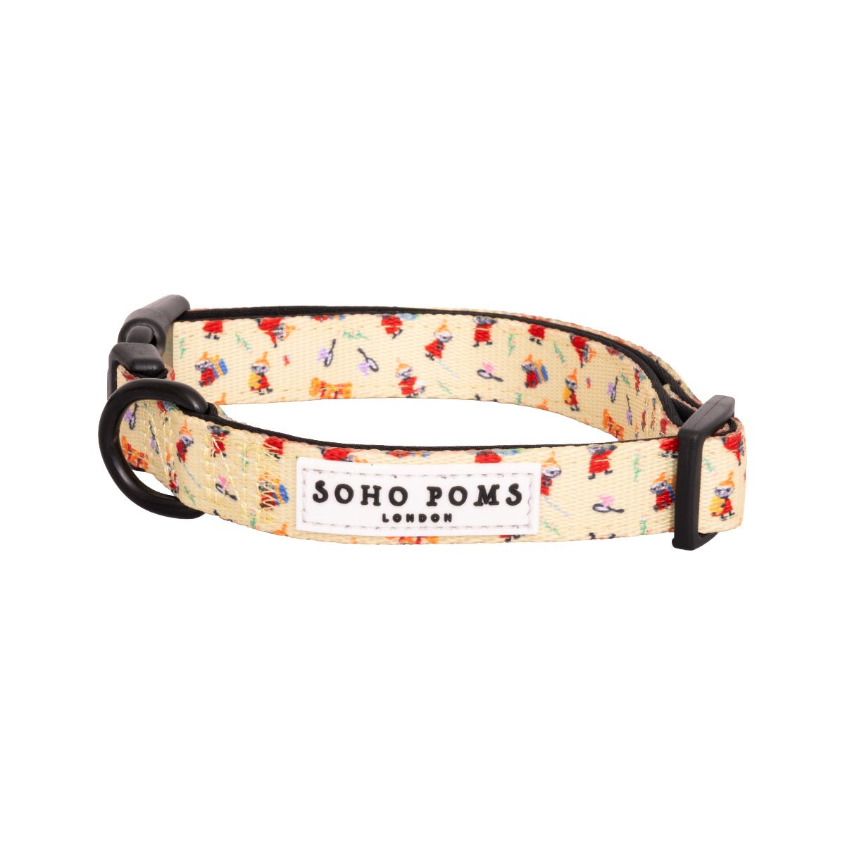 Moomins Yellow Sunrise Dogs Padded Collar by Soho Poms - AnimalEssentials