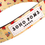 Moomins Yellow Sunrise Dogs Padded Collar by Soho Poms - AnimalEssentials