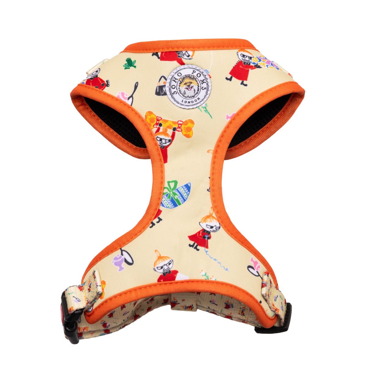 Moomins Yellow Sunrise Dogs Padded Harness by Soho Poms - AnimalEssentials