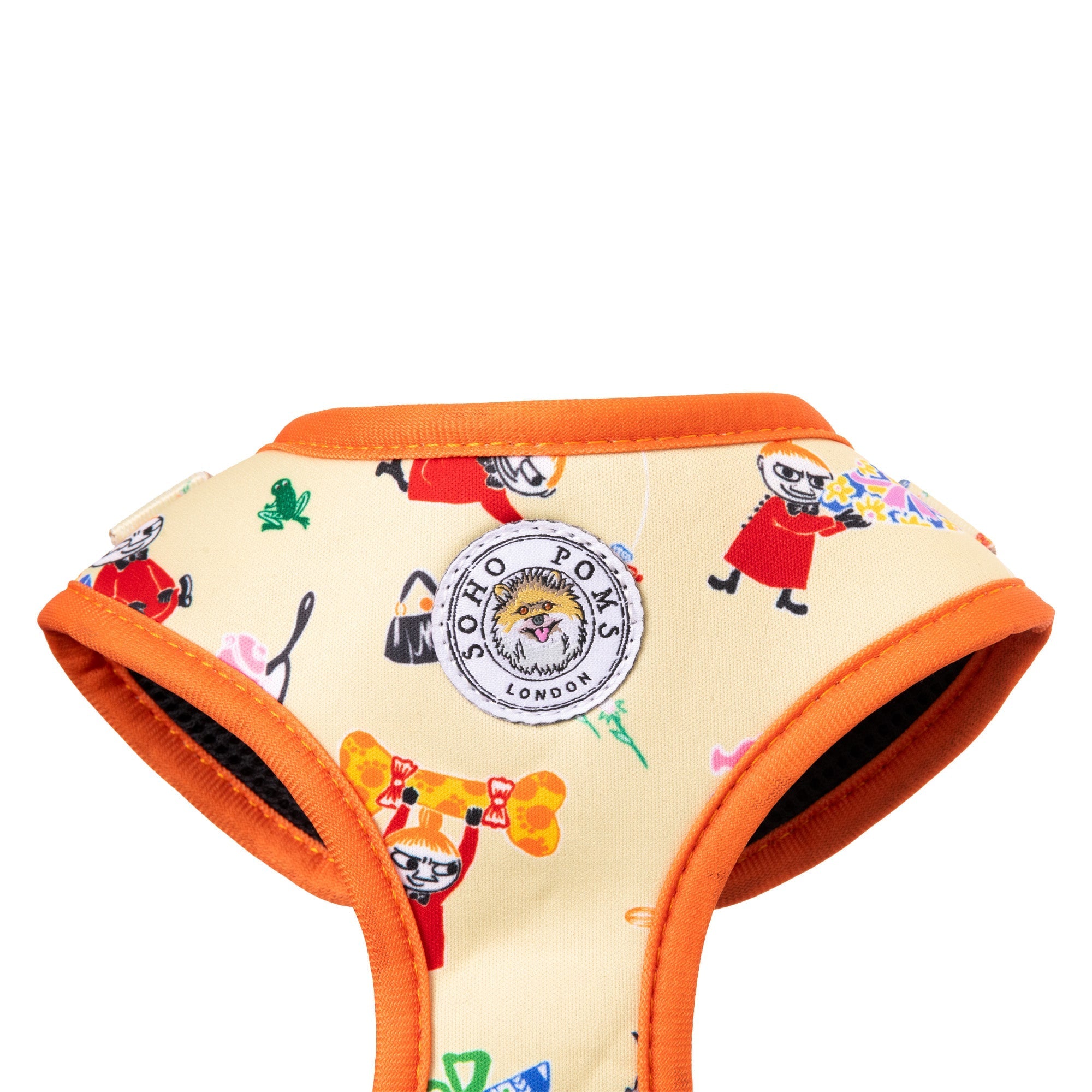 Moomins Yellow Sunrise Dogs Padded Harness by Soho Poms - AnimalEssentials