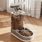 Pet Automatic Feeder Cat Food Bowl Things for Cats Puppy Bowl Feeding Watering Supplies Drinker Dog Food Storage Dispenser - AnimalEssentials