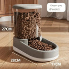 Pet Automatic Feeder Cat Food Bowl Things for Cats Puppy Bowl Feeding Watering Supplies Drinker Dog Food Storage Dispenser - AnimalEssentials