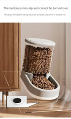 Pet Automatic Feeder Cat Food Bowl Things for Cats Puppy Bowl Feeding Watering Supplies Drinker Dog Food Storage Dispenser - AnimalEssentials