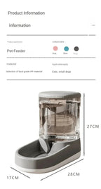 Pet Automatic Feeder Cat Food Bowl Things for Cats Puppy Bowl Feeding Watering Supplies Drinker Dog Food Storage Dispenser - AnimalEssentials