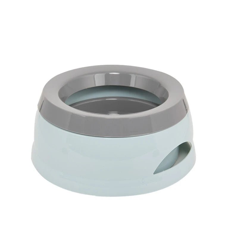 Pet Dog Bowls Floating Not Wetting Mouth Cat Bowl No Spill Drinking Water Feeder Plastic Portable Dog Bowl dog accessories - AnimalEssentials