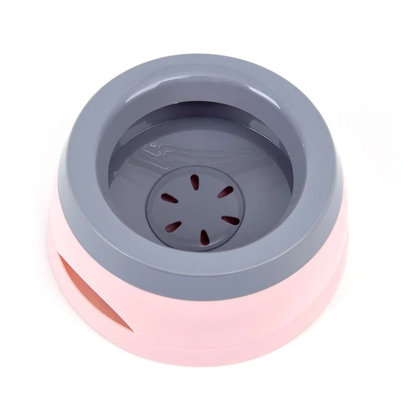 Pet Dog Bowls Floating Not Wetting Mouth Cat Bowl No Spill Drinking Water Feeder Plastic Portable Dog Bowl dog accessories - AnimalEssentials