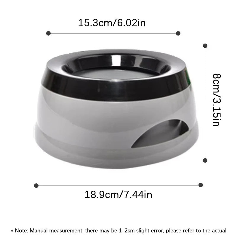 Pet Dog Bowls Floating Not Wetting Mouth Cat Bowl No Spill Drinking Water Feeder Plastic Portable Dog Bowl dog accessories - AnimalEssentials