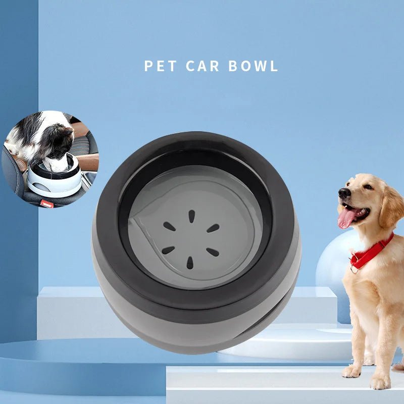Pet Dog Bowls Floating Not Wetting Mouth Cat Bowl No Spill Drinking Water Feeder Plastic Portable Dog Bowl dog accessories - AnimalEssentials