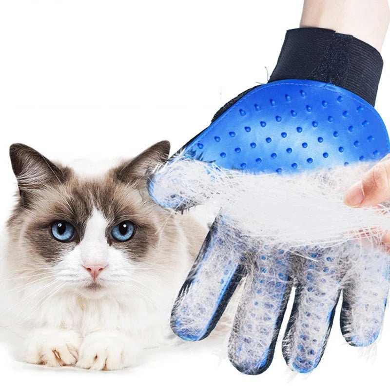 Popular hot selling pet dogs and cat hair combing gloves sturdy and durable effective hair combing pet supplies - AnimalEssentials