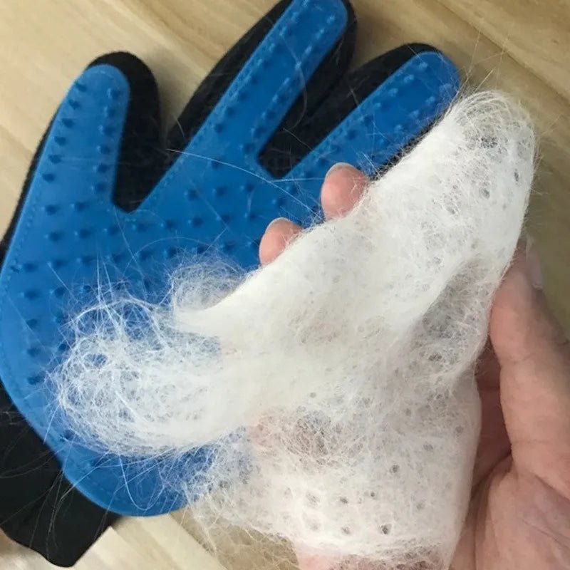 Popular hot selling pet dogs and cat hair combing gloves sturdy and durable effective hair combing pet supplies - AnimalEssentials