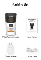 ROJECO Automatic Cat Feeder With Camera Video Cat Food Dispenser Pet Smart Voice Recorder Remote Control Auto Feeder For Cat Dog - AnimalEssentials
