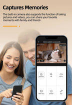 ROJECO Automatic Cat Feeder With Camera Video Cat Food Dispenser Pet Smart Voice Recorder Remote Control Auto Feeder For Cat Dog - AnimalEssentials