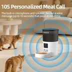 ROJECO Automatic Cat Feeder With Camera Video Cat Food Dispenser Pet Smart Voice Recorder Remote Control Auto Feeder For Cat Dog - AnimalEssentials