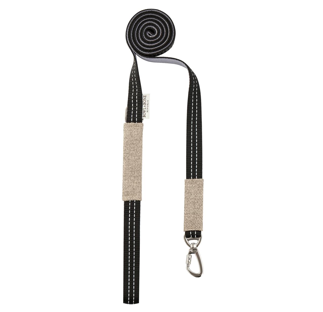 Soho Poms x Bowl & Bone Republic Dog Lead - Cream - AnimalEssentials