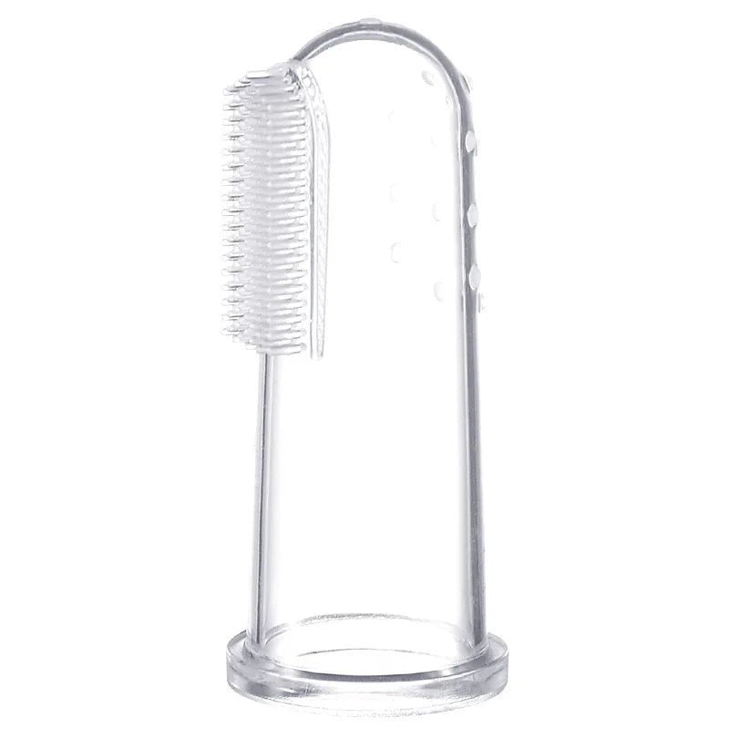 Super Soft Pet Finger Toothbrush Teddy Dog Brush Bad Breath Tartar Teeth Care Tool Dog Cat Cleaning Silicagel Pet Supplies - AnimalEssentials