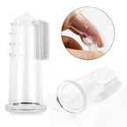 Super Soft Pet Finger Toothbrush Teddy Dog Brush Bad Breath Tartar Teeth Care Tool Dog Cat Cleaning Silicagel Pet Supplies - AnimalEssentials