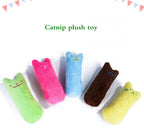 Teeth Grinding Catnip Toys Funny Interactive Plush Cat Toy Pet Kitten Chewing Vocal Toy Claws Thumb Bite Cat mint For Cats - AnimalEssentials