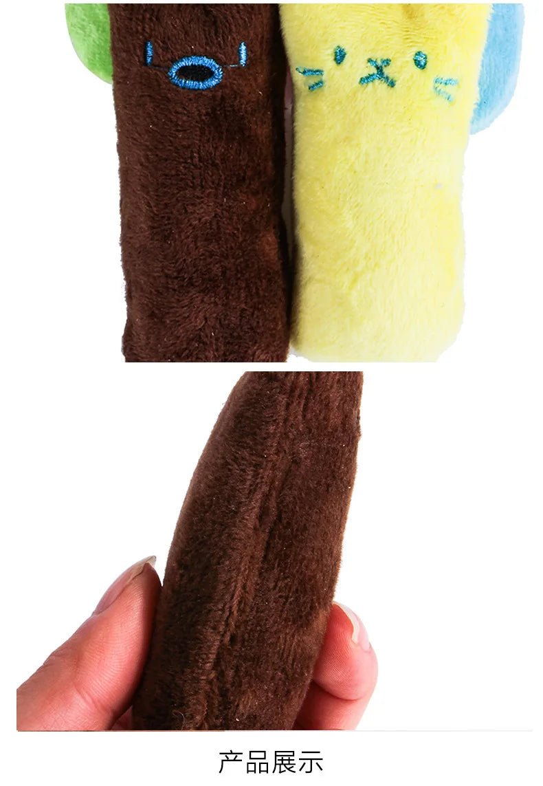Teeth Grinding Catnip Toys Funny Interactive Plush Cat Toy Pet Kitten Chewing Vocal Toy Claws Thumb Bite Cat mint For Cats - AnimalEssentials